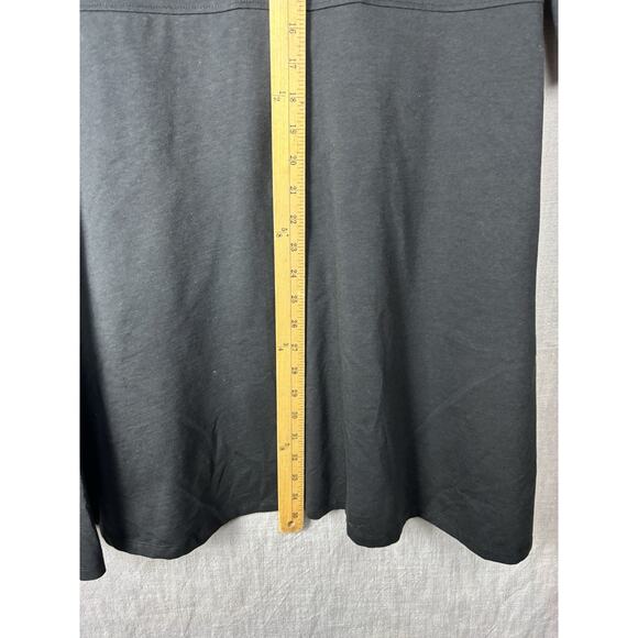 Toad&Co Black 3/4 Sleeve Fit and Flare Mizdress medium - Picture 3 of 9